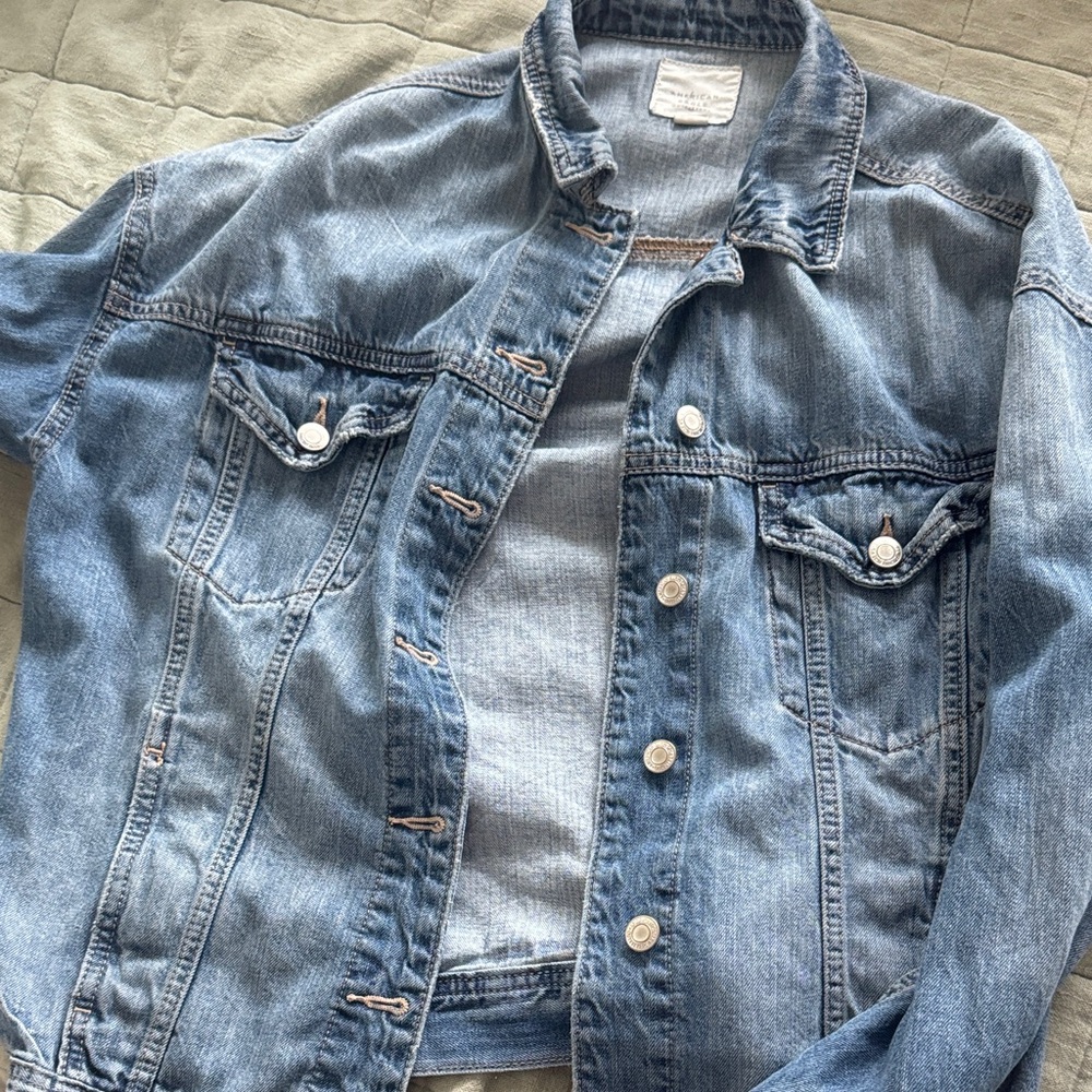 American Eagle Outfitters Blue Denim Jacket